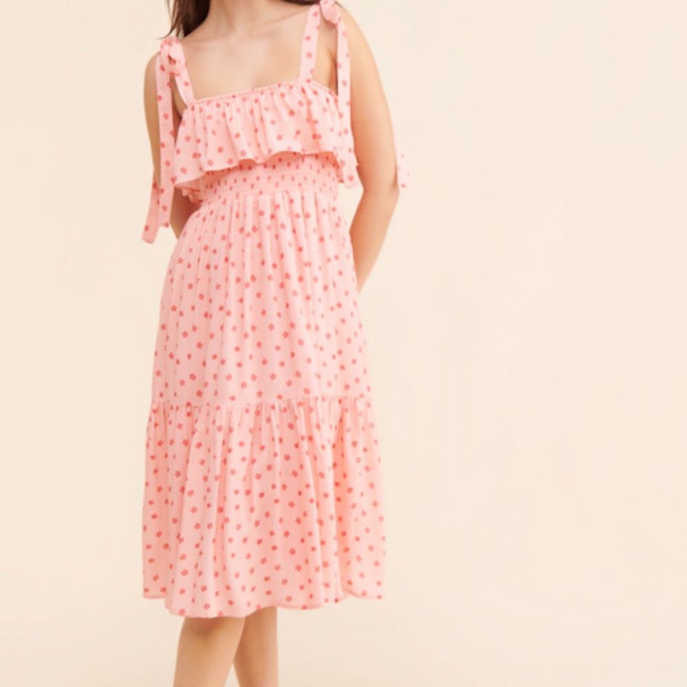 Alma Midi Dress - Pink